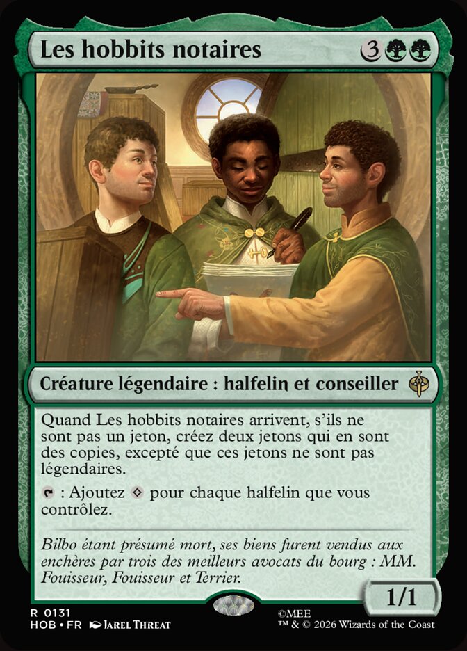 Les hobbits notaires