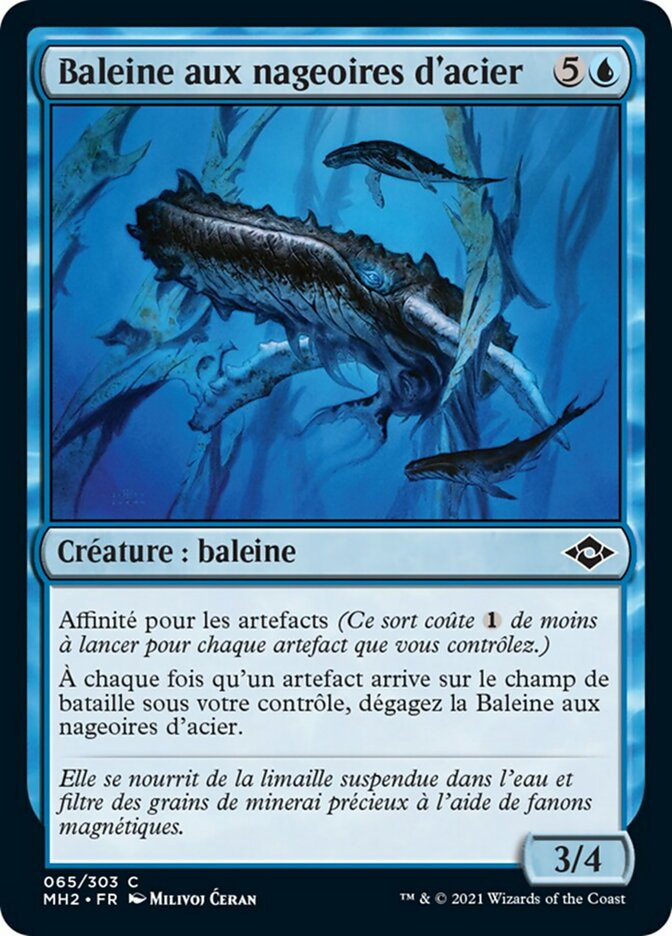 Baleine aux nageoires d'acier