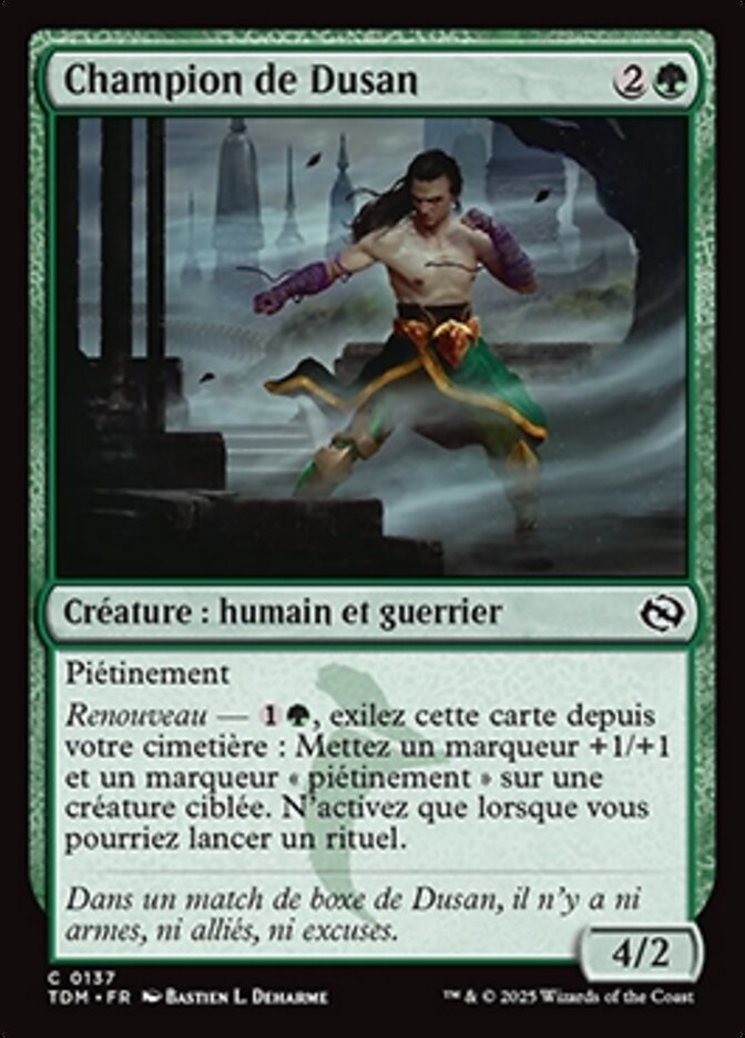 Champion de Dusan