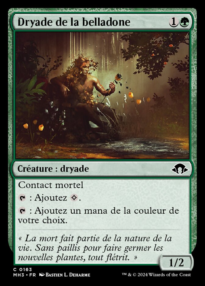 Dryade de la belladone