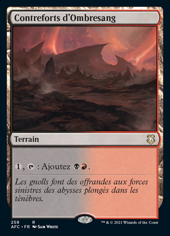 Contreforts d'Ombresang