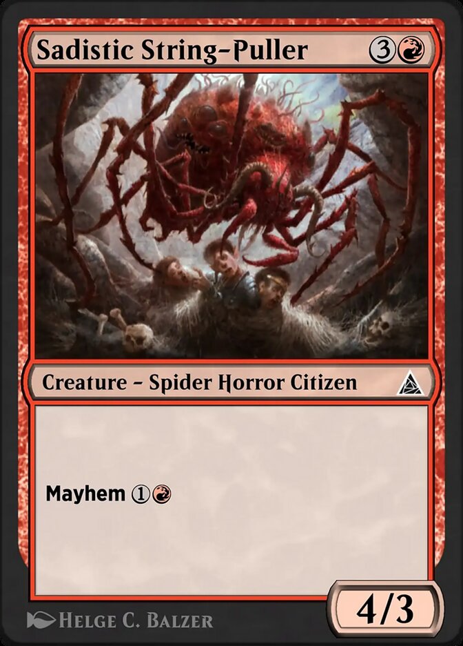 Sadistic String-Puller