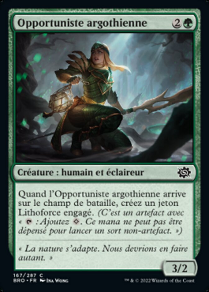 Opportuniste argothienne