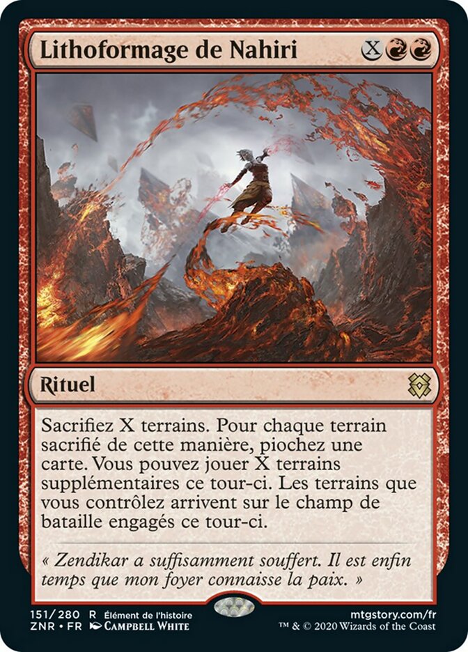 Lithoformage de Nahiri