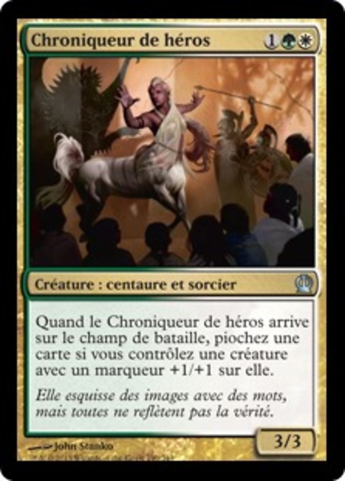 Chroniqueur de héros