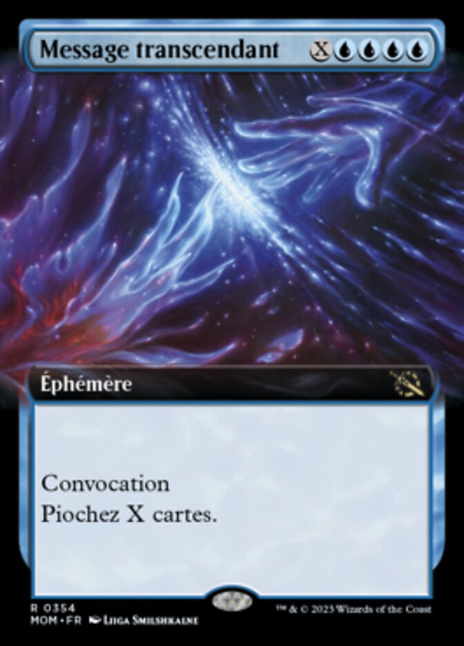 Message transcendant