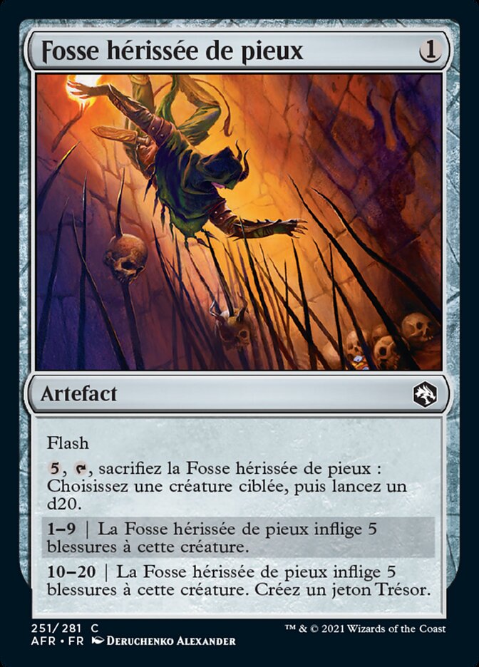 Fosse hérissée de pieux