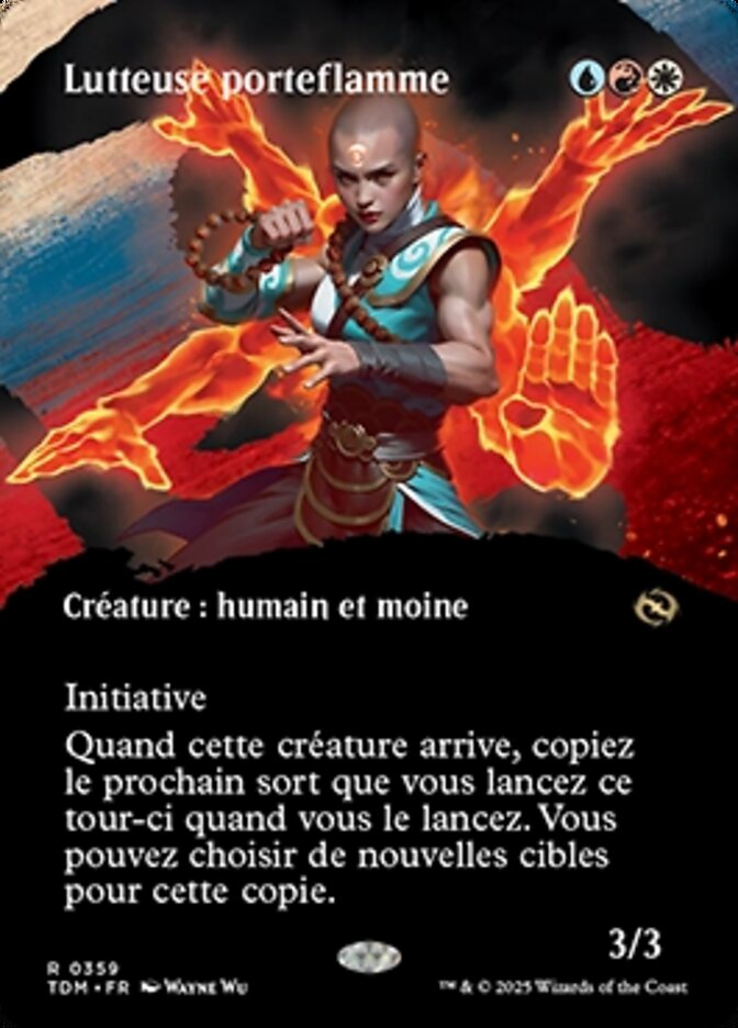 Lutteuse porteflamme