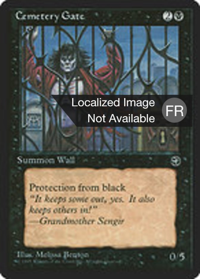 Grille du cimetière