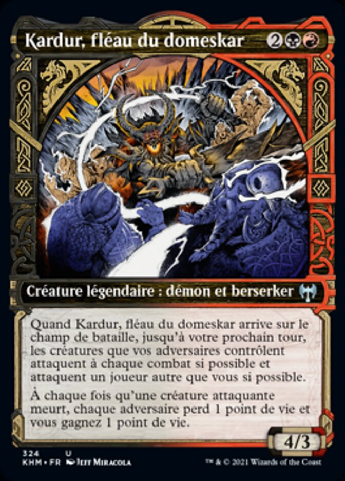Kardur, fléau du domeskar