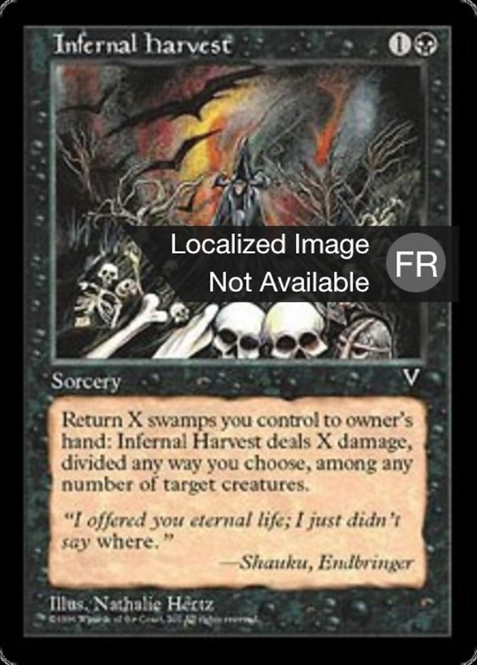 Récolte infernale