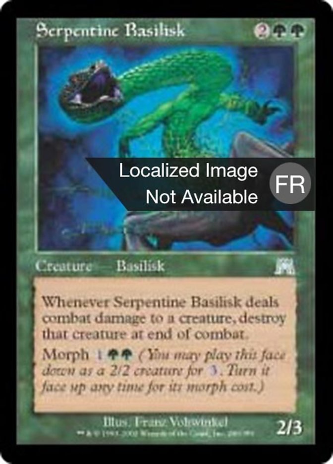 Basilic serpentin