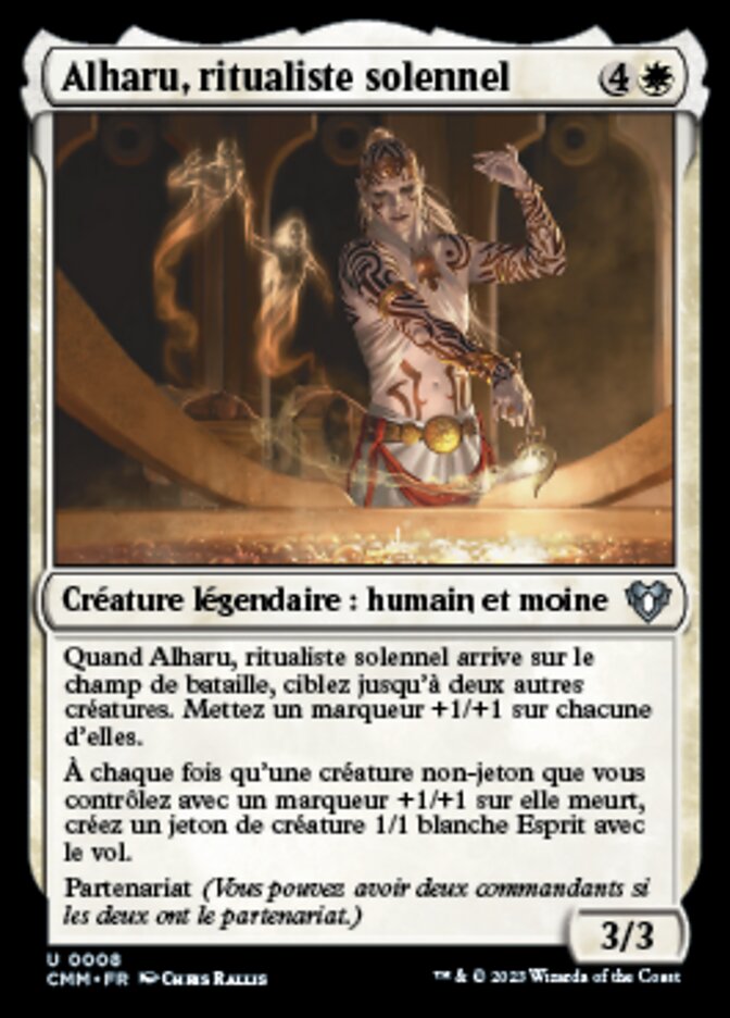 Alharu, ritualiste solennel