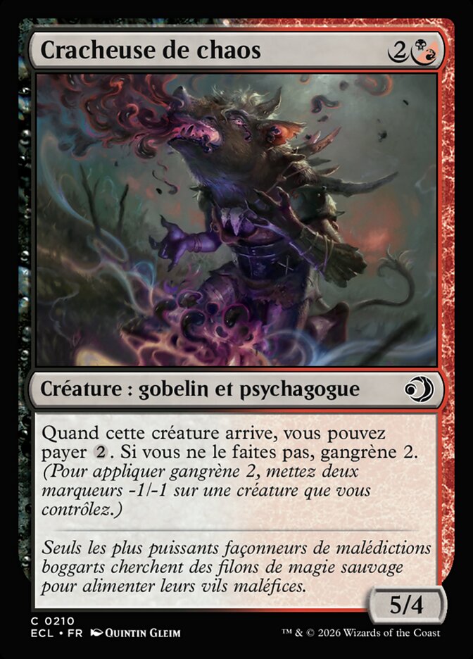 Cracheuse de chaos