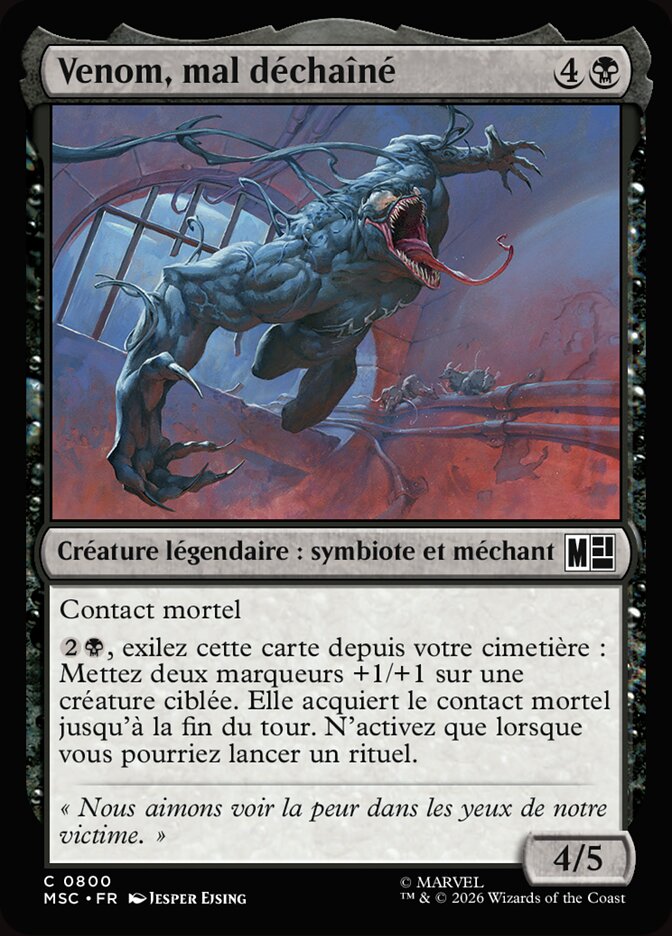 Venom, mal déchaîné