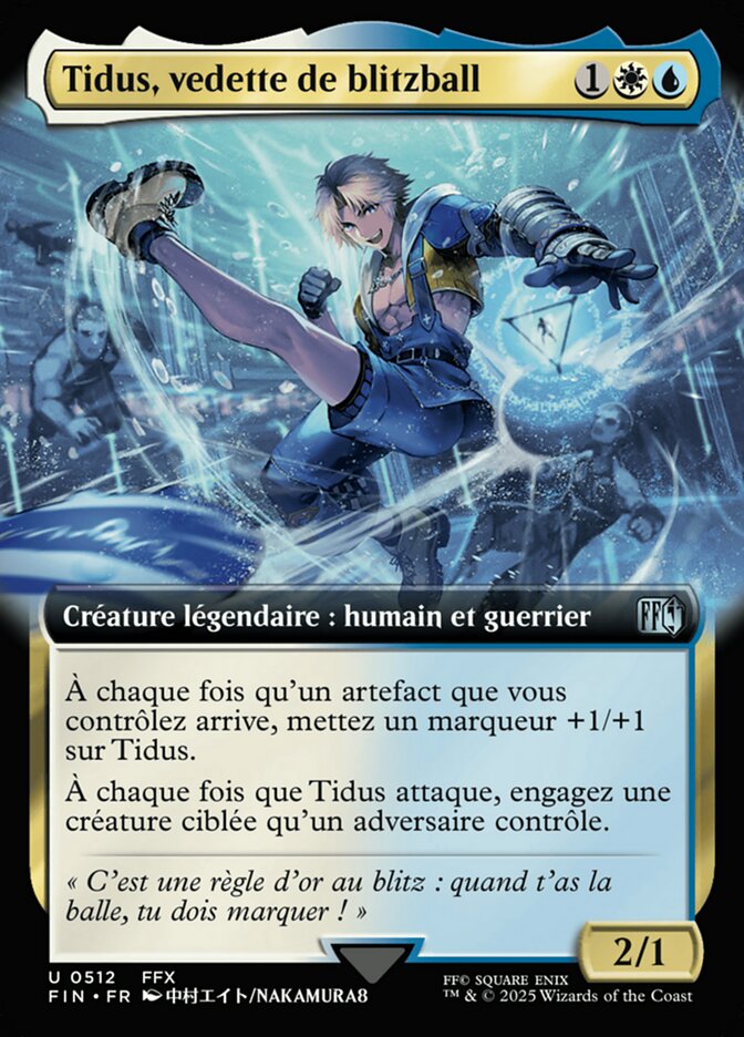 Tidus, vedette de blitzball