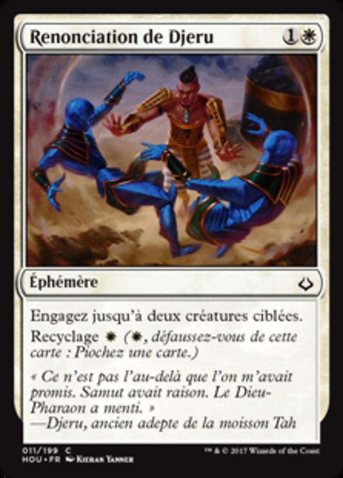 Renonciation de Djeru