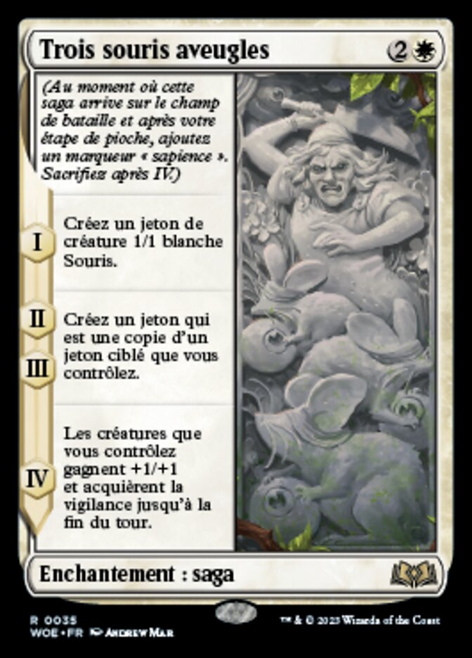 Trois souris aveugles