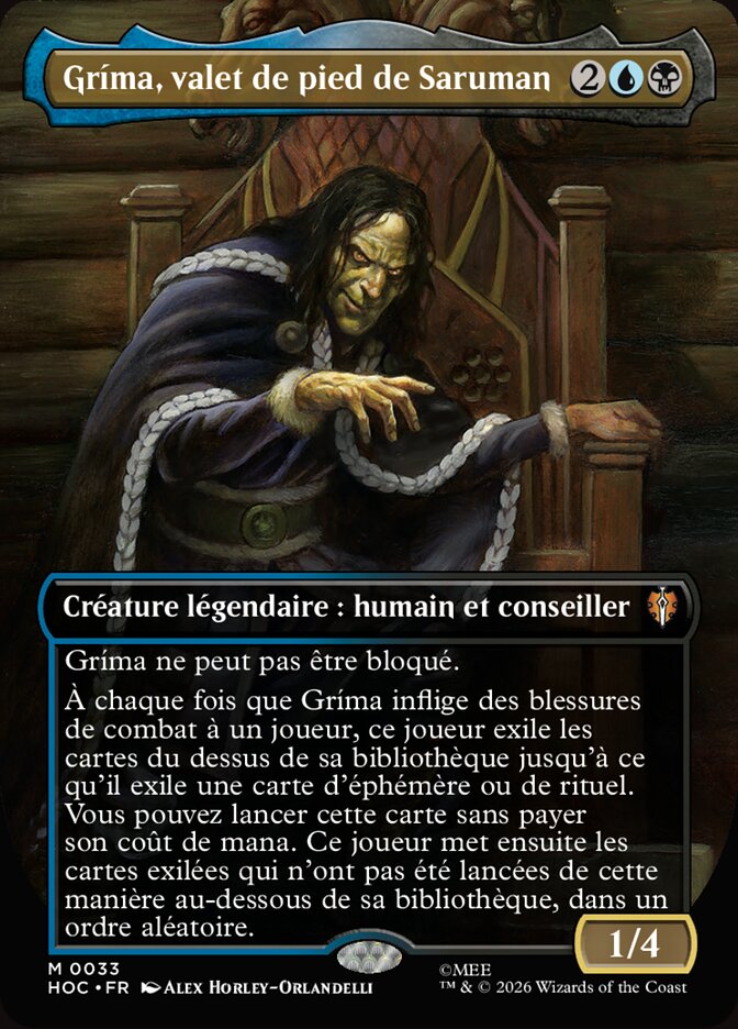 Gríma, valet de pied de Saruman