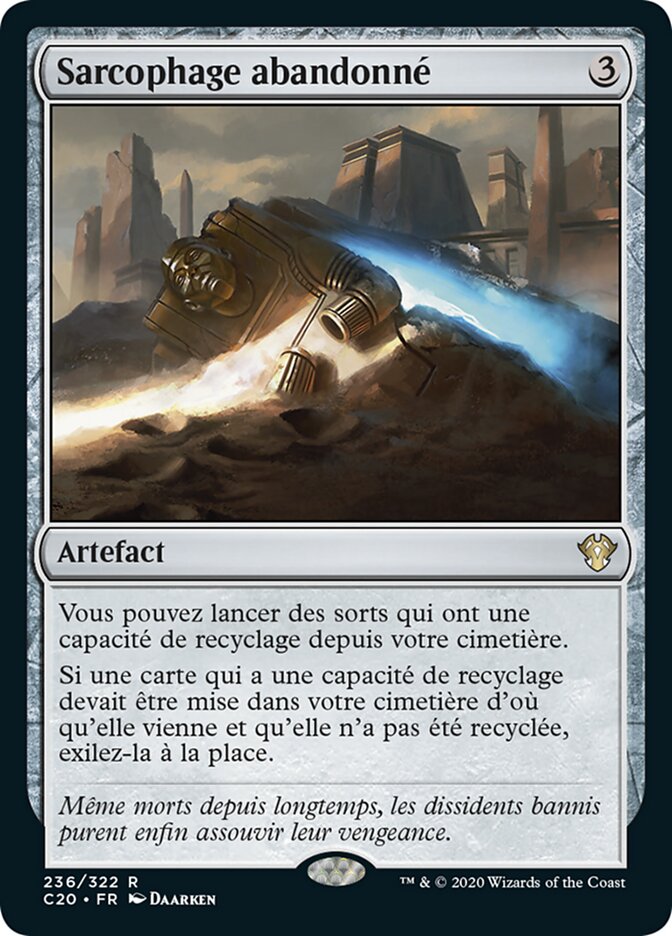Sarcophage abandonné