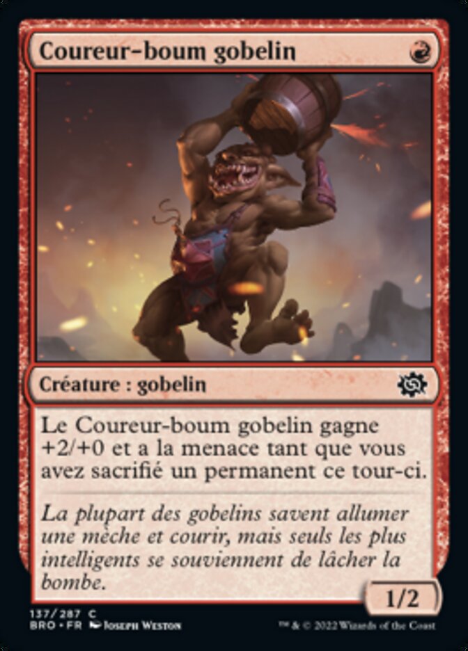 Coureur-boum gobelin