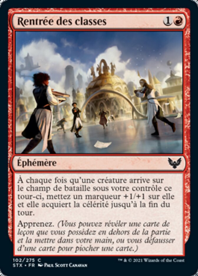 Rentrée des classes