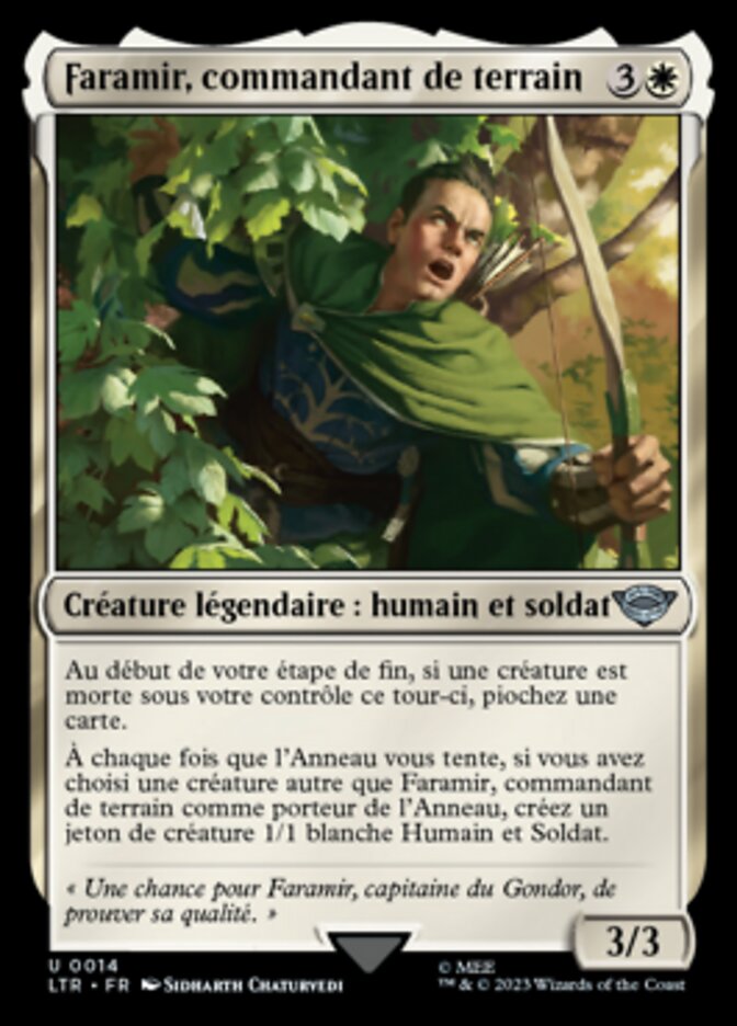 Faramir, commandant de terrain