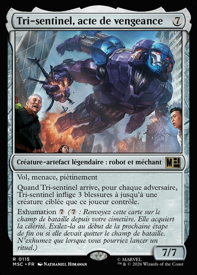 Tri-sentinel, acte de vengeance