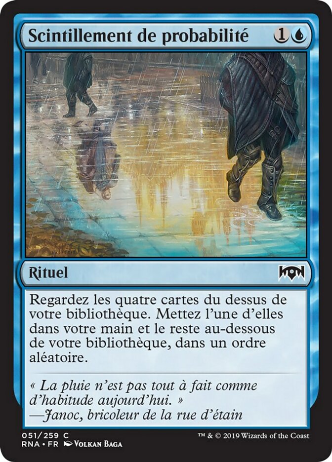 Scintillement de probabilité