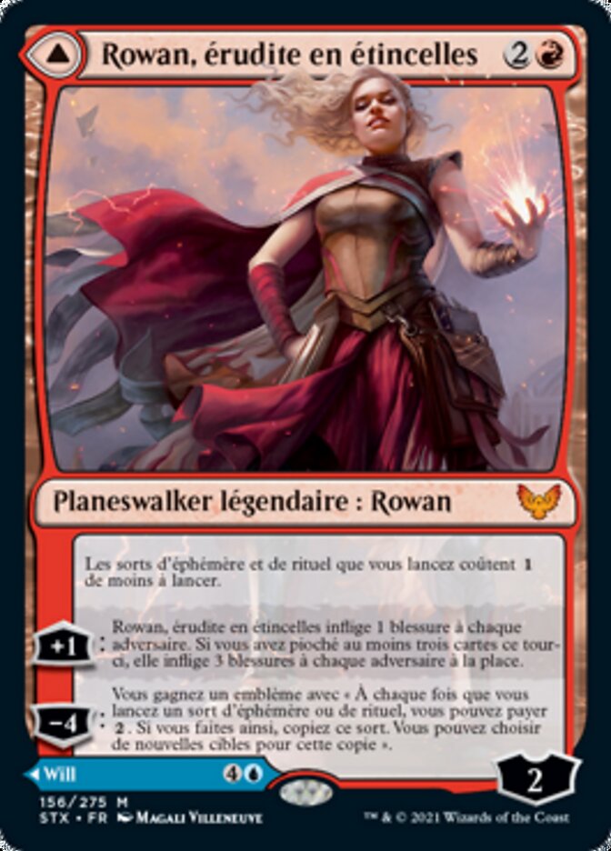 Rowan, érudite en étincelles