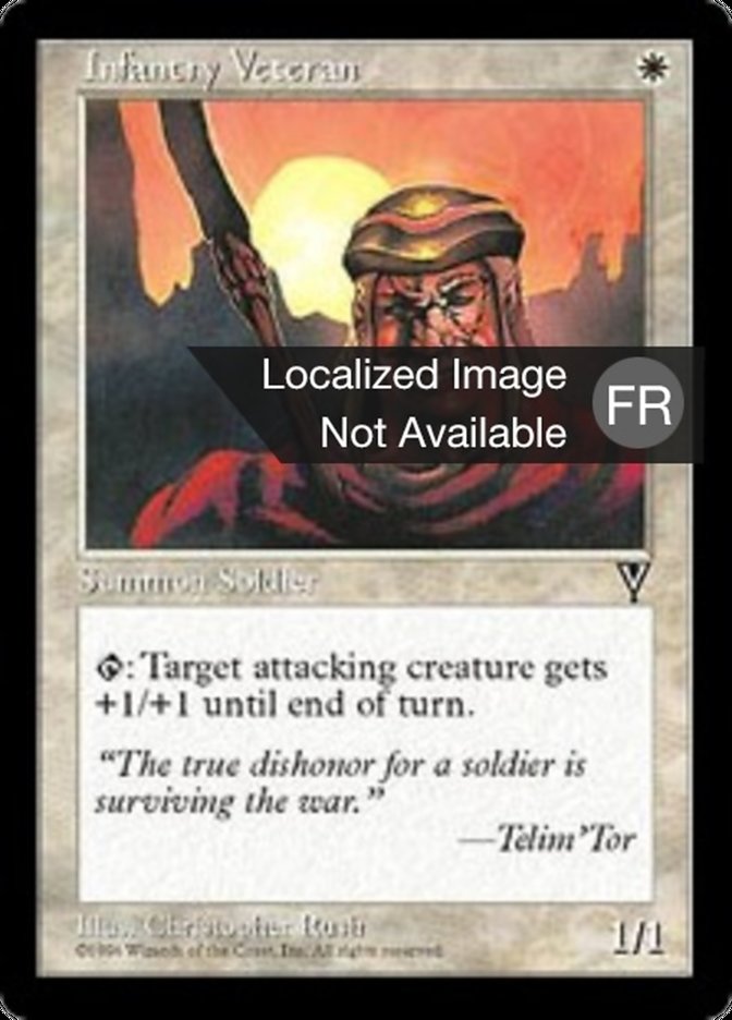 Vétéran de l'infanterie