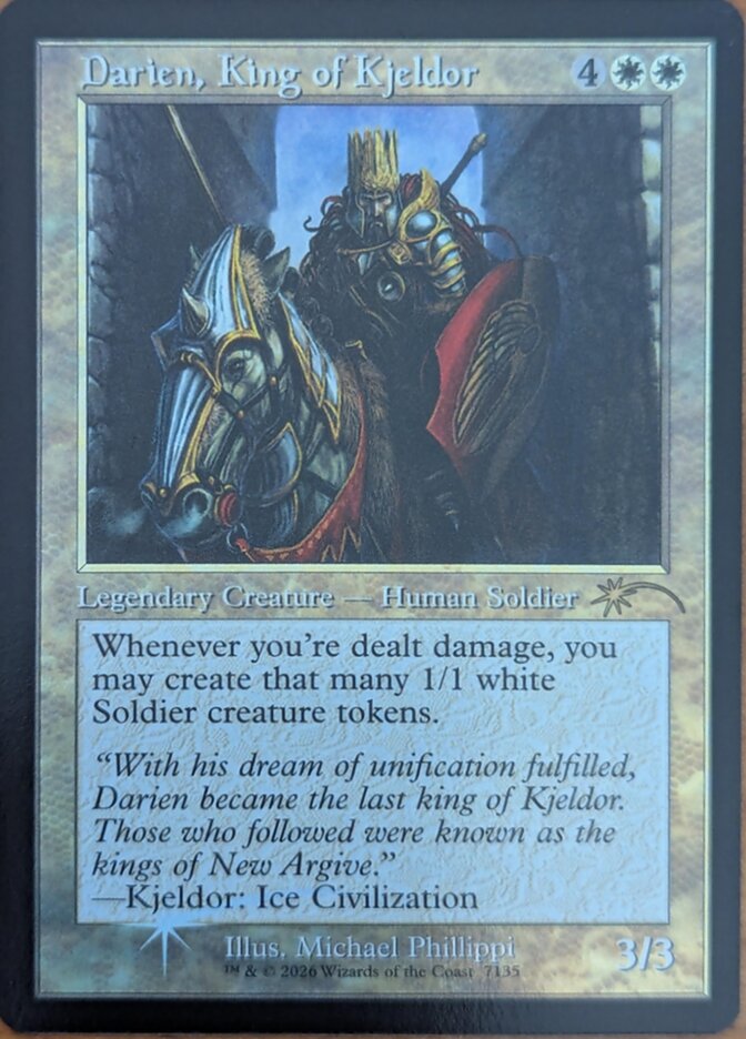 Darien, King of Kjeldor