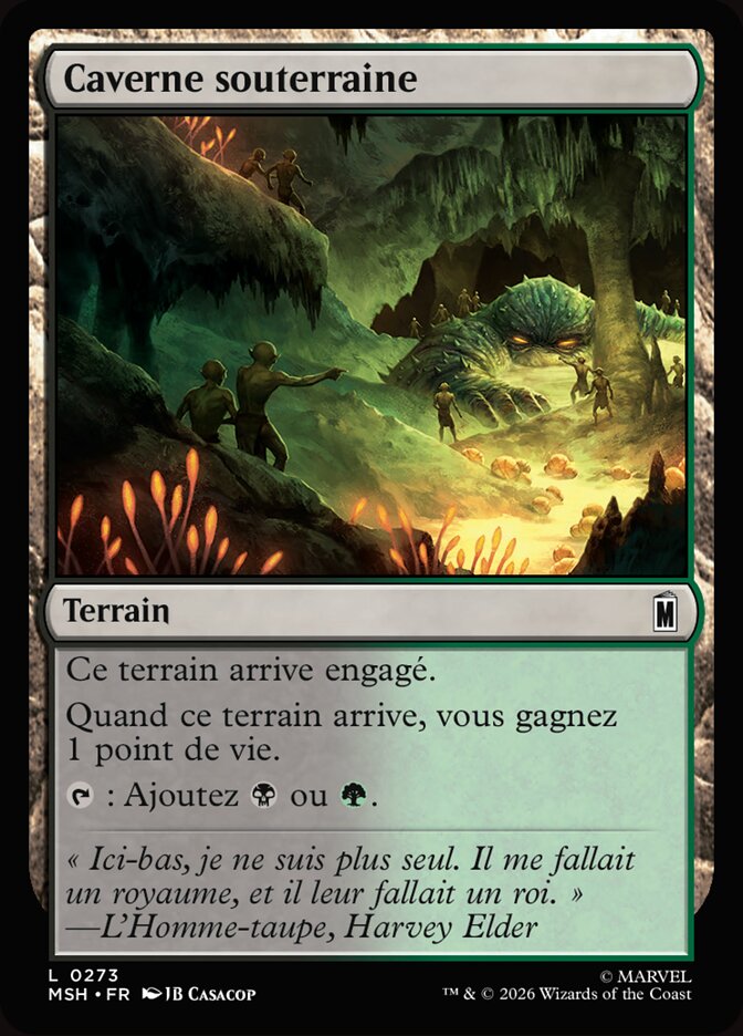 Caverne souterraine