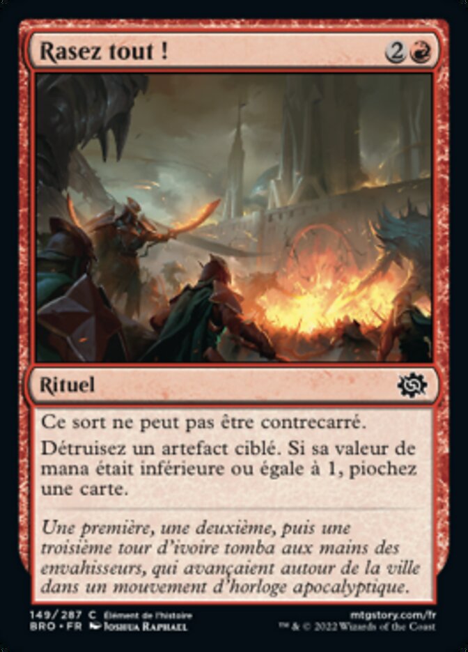 Rasez tout !