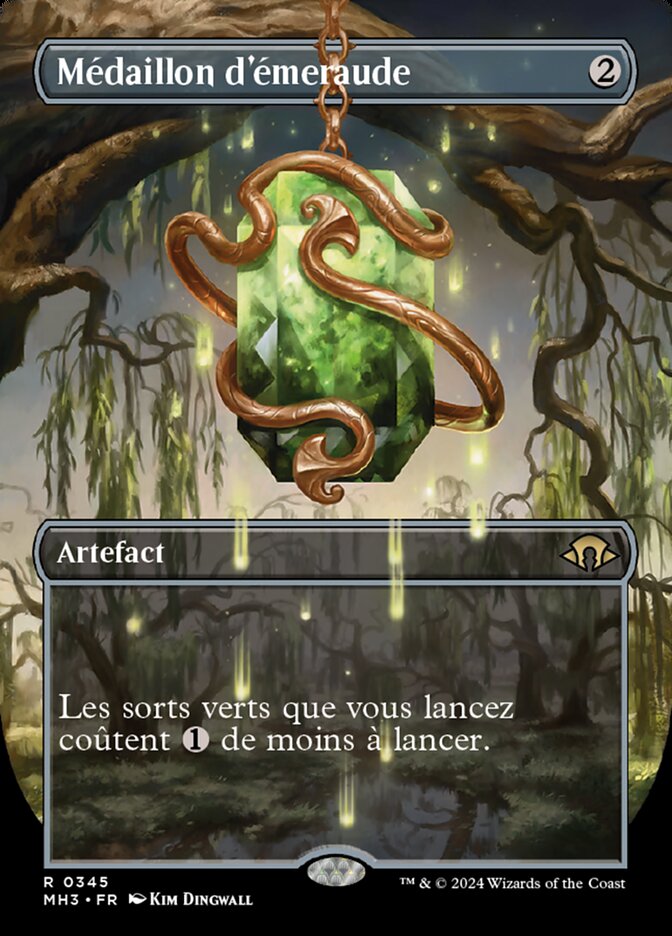 Médaillon d'émeraude