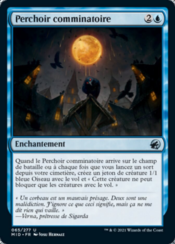 Perchoir comminatoire