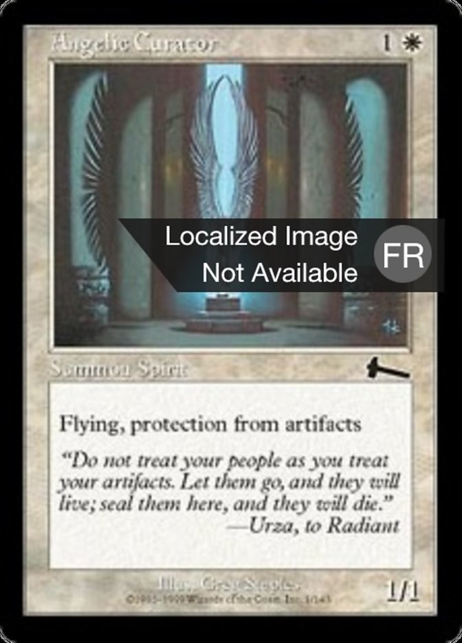 Conservateur angélique du musée