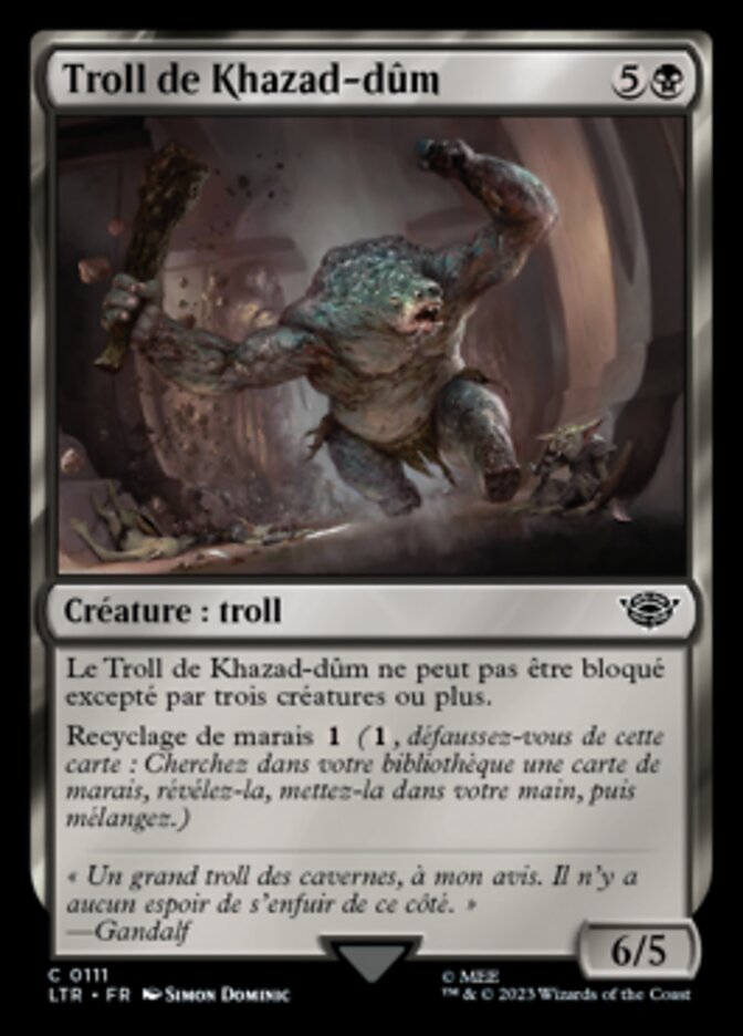 Troll de Khazad-dûm