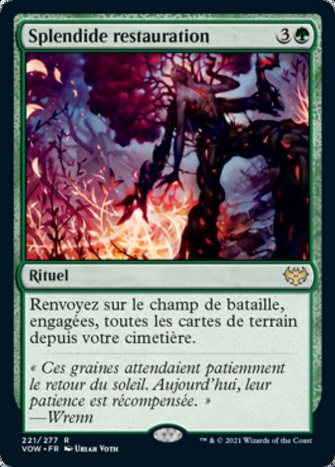 Splendide restauration