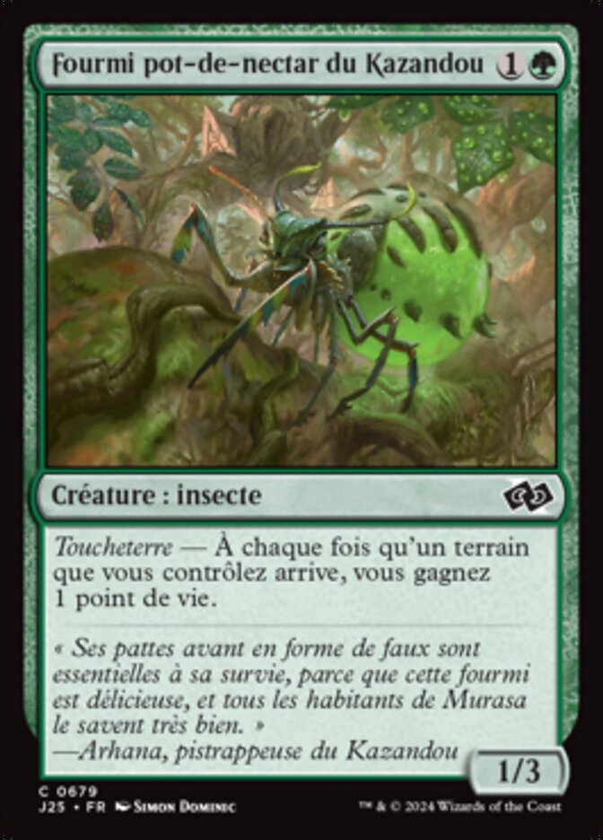 Fourmi pot-de-nectar du Kazandou