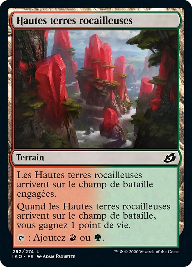 Hautes terres rocailleuses