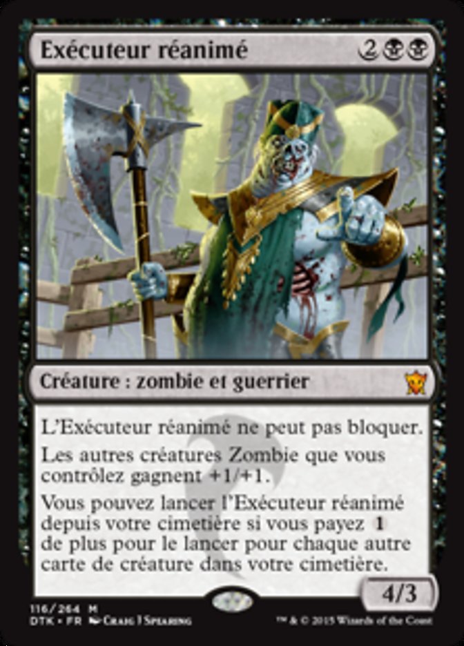 Exécuteur réanimé