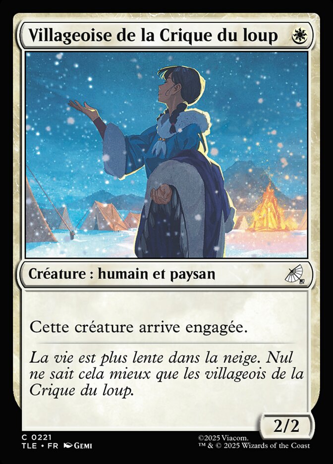 Villageoise de la Crique du loup