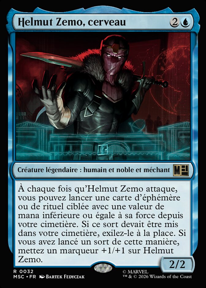 Helmut Zemo, cerveau