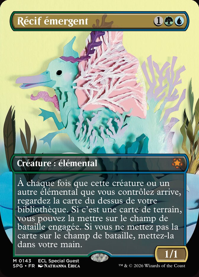 Récif émergent