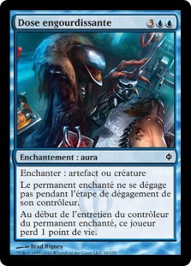 Dose engourdissante