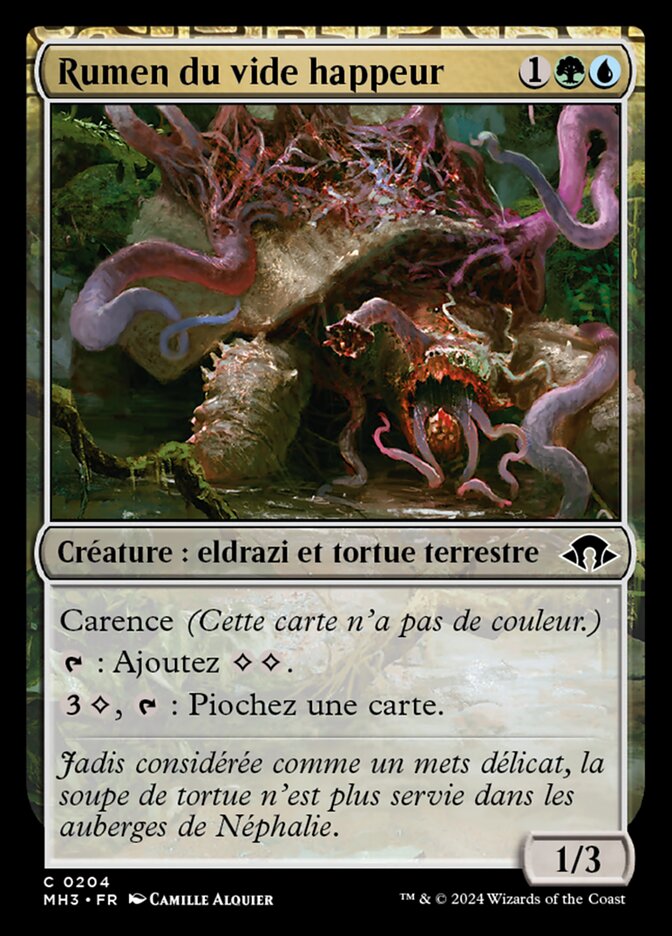 Rumen du vide happeur