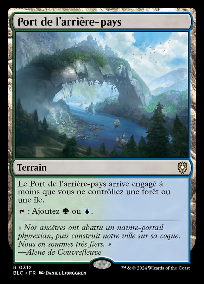 Port de l'arrière-pays