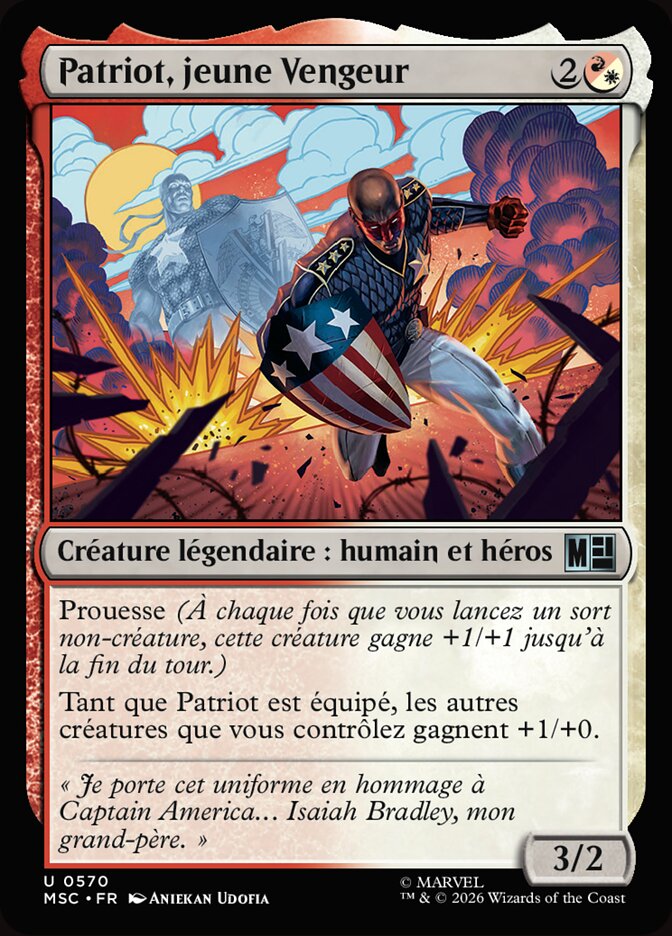 Patriot, jeune Vengeur