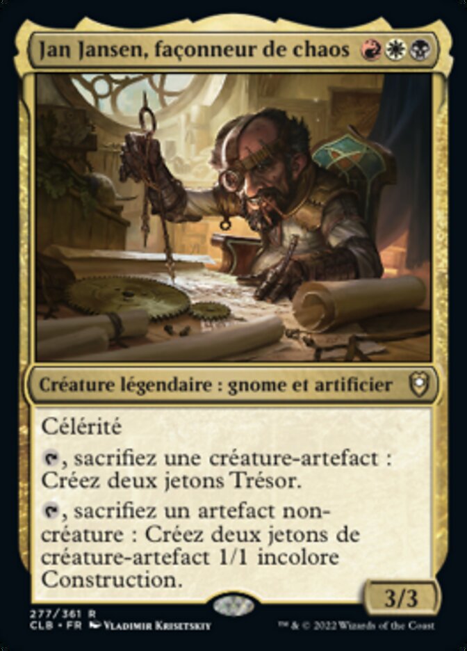 Jan Jansen, façonneur de chaos